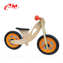 Novo passeio de moda em equilíbrio de carro de brinquedo bicicleta de madeira / 2 rodas de bicicleta equilíbrio de madeira sem pedais / empurre de madeira ao longo da bicicleta